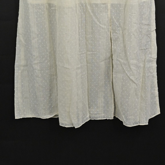 1 STATE Dress Sz XL Midi Smocked Waist Cotton Swiss Dot Cottagecore Prairie NEW - Picture 8 of 11